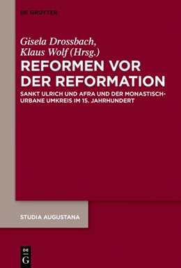 Abbildung von Drossbach / Wolf | Reformen vor der Reformation | 1. Auflage | 2018 | beck-shop.de