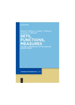 Abbildung von Zakharov / Rodionov | Fundamentals of Functions and Measure Theory | 1. Auflage | 2018 | beck-shop.de