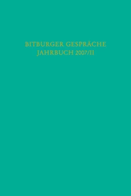 Abbildung von Bitburger Gespräche: Jahrbuch 2007/II | 1. Auflage | 2008 | beck-shop.de
