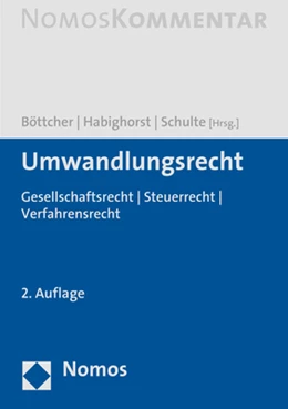 Abbildung von Böttcher / Habighorst | Umwandlungsrecht | 2. Auflage | 2019 | beck-shop.de
