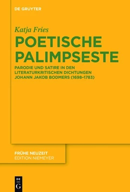 Abbildung von Fries | Poetische Palimpseste | 1. Auflage | 2019 | beck-shop.de
