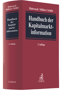 Abbildung von Habersack / Mülbert | Handbuch der Kapitalmarktinformation | 3. Auflage | 2020 | beck-shop.de