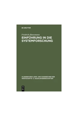Abbildung von Hanssmann | Einführung in die Systemforschung | 4. Auflage | 2018 | beck-shop.de