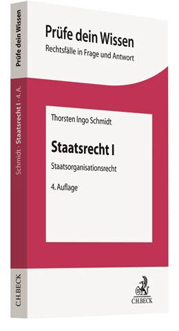 Abbildung von Schmidt | Staatsrecht I | 4. Auflage | 2019 | beck-shop.de