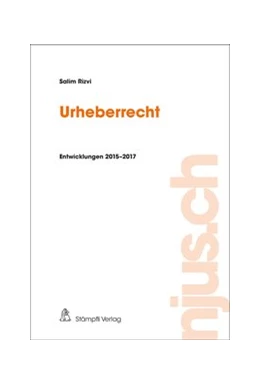 Abbildung von Rizvi | Urheberrecht | 1. Auflage | 2018 | beck-shop.de