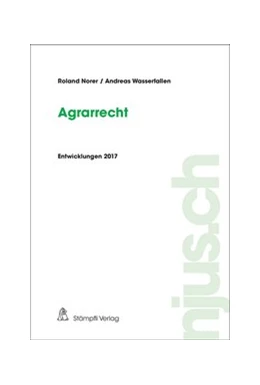 Abbildung von Norer / Wasserfallen | Agrarrecht | 1. Auflage | 2018 | beck-shop.de