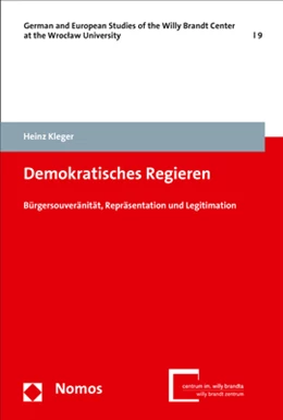 Abbildung von Kleger | Demokratisches Regieren | 1. Auflage | 2018 | 9 | beck-shop.de