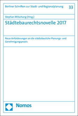 Abbildung von Mitschang | Städtebaurechtsnovelle 2017 | 1. Auflage | 2018 | beck-shop.de