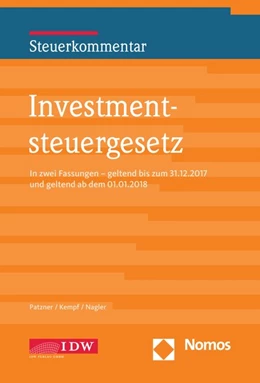 Abbildung von Patzner / Kempf | Investmentsteuergesetz | 1. Auflage | 2018 | beck-shop.de