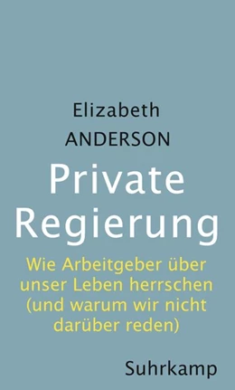 Abbildung von Anderson | Private Regierung | 1. Auflage | 2019 | beck-shop.de