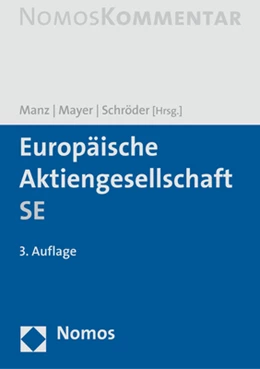 Abbildung von Manz / Mayer | Europäische Aktiengesellschaft SE | 3. Auflage | 2019 | beck-shop.de