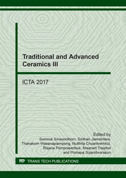Abbildung von Sirisoonthorn / Jiemsirilers | Traditional and Advanced Ceramics III | 1. Auflage | 2018 | beck-shop.de