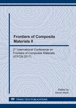 Abbildung von Martin | Frontiers of Composite Materials II | 1. Auflage | 2018 | Volume 923 | beck-shop.de