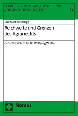 Abbildung von Martínez | Reichweite und Grenzen des Agrarrechts | 1. Auflage | 2018 | 77 | beck-shop.de