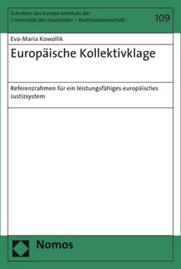 Abbildung von Kowollik | Europäische Kollektivklage | 1. Auflage | 2018 | 109 | beck-shop.de