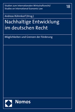 Abbildung von Rühmkorf | Nachhaltige Entwicklung im deutschen Recht | 1. Auflage | 2018 | beck-shop.de