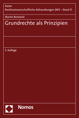 Abbildung von Borowski | Grundrechte als Prinzipien | 3. Auflage | 2018 | 11 | beck-shop.de