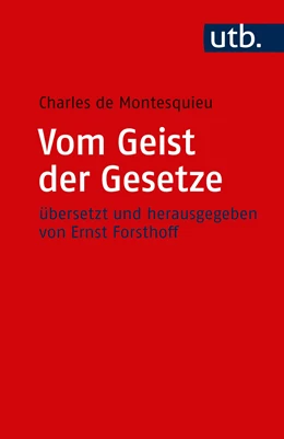 Abbildung von Montesquieu | Vom Geist der Gesetze | 3. Auflage | 2024 | beck-shop.de