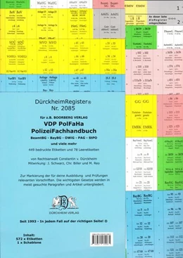 Abbildung von Biller / Reo | PolFH- Polizei-Fach-Handbuch, Dürckheim-Griffregister mit Gesetzen und Paragrafen | 2. Auflage | 2019 | beck-shop.de