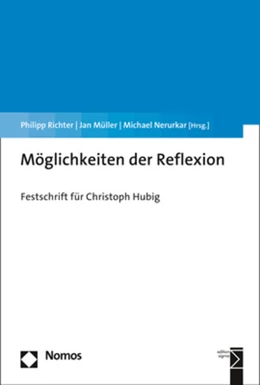 Abbildung von Richter / Müller | Möglichkeiten der Reflexion | 1. Auflage | 2018 | beck-shop.de