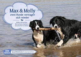Abbildung von Wieber | Max und Molly - zwei Hunde vertragen sich wieder. Kamishibai Bildkartenset. | 1. Auflage | 2018 | beck-shop.de