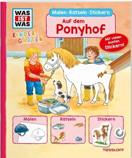 Abbildung von Schuck | WAS IST WAS Kindergarten Malen Rätseln Stickern Auf dem Ponyhof | 1. Auflage | 2018 | beck-shop.de