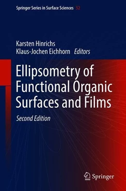 Abbildung von Hinrichs / Eichhorn | Ellipsometry of Functional Organic Surfaces and Films | 2. Auflage | 2018 | beck-shop.de