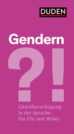 Abbildung von Wizorek / Dudenredaktion | Gendern?! | 1. Auflage | 2018 | beck-shop.de