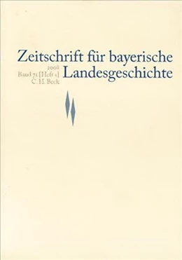 Abbildung von Zeitschrift für bayerische Landesgeschichte Band 71 Heft 1/2008 | 1. Auflage | 2008 | beck-shop.de