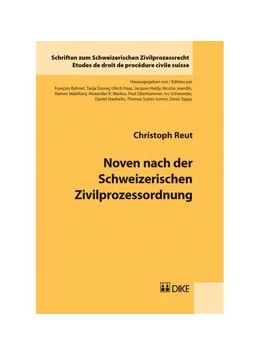 Abbildung von Reut | Noven nach der Schweizerischen Zivilprozessordnung | 1. Auflage | 2017 | Band 24 | beck-shop.de