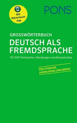 Abbildung von PONS Großwörterbuch Deutsch als Fremdsprache | 1. Auflage | 2018 | beck-shop.de
