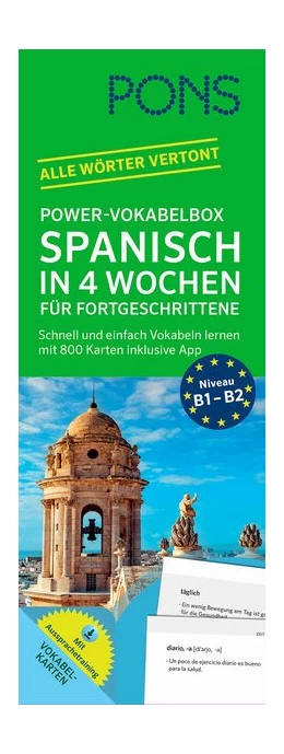 Abbildung von PONS Power-Vokabelbox Spanisch in 4 Wochen für Fortgeschrittene | 1. Auflage | 2018 | beck-shop.de