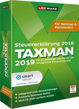 Abbildung von TAXMAN 2019 für Rentner & Pensionäre | 1. Auflage | 2018 | beck-shop.de