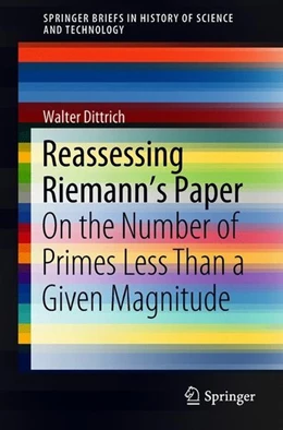 Abbildung von Dittrich | Reassessing Riemann's Paper | 1. Auflage | 2018 | beck-shop.de