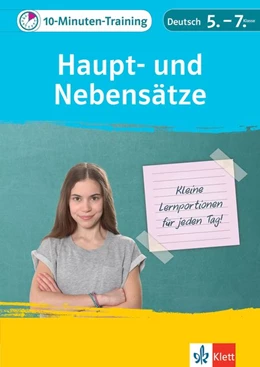 Abbildung von 10-Minuten-Training Deutsch Haupt- und Nebensätze 5.-7. Klasse | 1. Auflage | 2018 | beck-shop.de