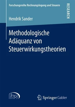 Abbildung von Sander | Methodologische Adäquanz von Steuerwirkungstheorien | 1. Auflage | 2018 | beck-shop.de