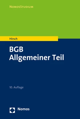 Abbildung von Hirsch | BGB | 10. Auflage | 2019 | beck-shop.de