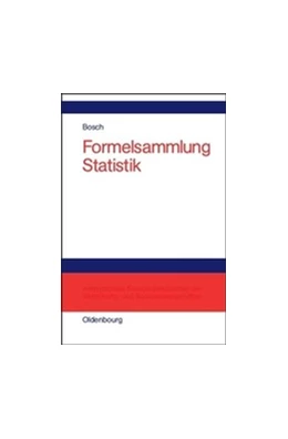 Abbildung von Bosch | Formelsammlung Statistik | 1. Auflage | 2018 | beck-shop.de
