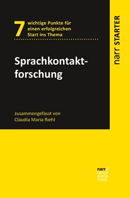 Abbildung von Riehl | Sprachkontaktforschung | 1. Auflage | 2018 | beck-shop.de