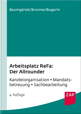 Abbildung von Baumgärtel / Brunner | Arbeitsplatz ReFa: Der Allrounder | 4. Auflage | 2018 | beck-shop.de