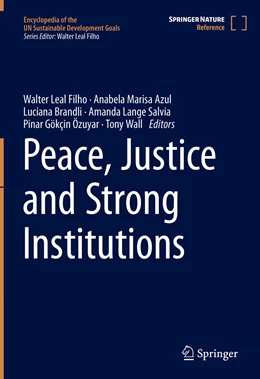 Abbildung von Leal Filho / Azul | Peace, Justice and Strong Institutions | 1. Auflage | 2021 | beck-shop.de