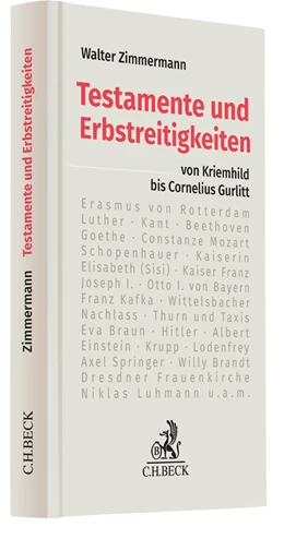 Abbildung von Zimmermann | Testamente und Erbstreitigkeiten | 1. Auflage | 2018 | beck-shop.de