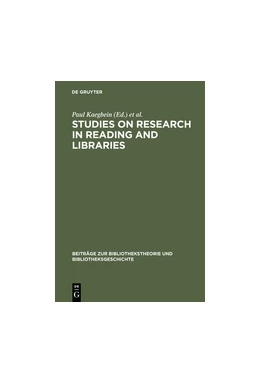 Abbildung von Kaegbein / Vodosek | Studies on research in reading and libraries | 1. Auflage | 2017 | beck-shop.de
