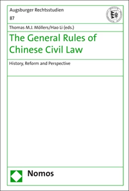 Abbildung von Möllers / Li | The General Rules of Chinese Civil Law | 1. Auflage | 2018 | 87 | beck-shop.de