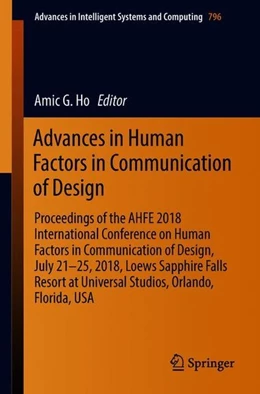 Abbildung von Ho | Advances in Human Factors in Communication of Design | 1. Auflage | 2018 | beck-shop.de