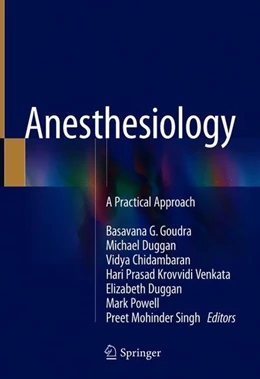 Abbildung von Goudra / Duggan | Anesthesiology | 1. Auflage | 2018 | beck-shop.de