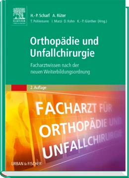 Abbildung von Scharf / Rüter | Orthopädie und Unfallchirurgie | 2. Auflage | 2018 | beck-shop.de