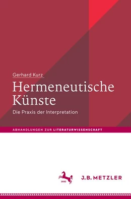 Abbildung von Kurz | Hermeneutische Künste | 1. Auflage | 2018 | beck-shop.de