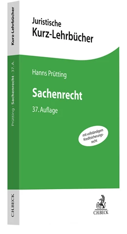 Abbildung von Prütting | Sachenrecht | 37. Auflage | 2020 | beck-shop.de