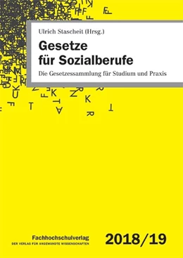 Abbildung von Stascheit (Hrsg.) | Gesetze für Sozialberufe 2018/2019 | 33. Auflage | 2018 | beck-shop.de